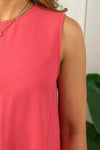 Say Linen Dress - Coral