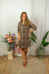 Hildur Dress - Leopard