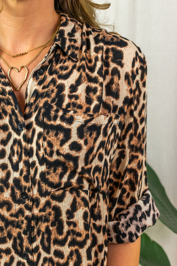 Hildur Dress - Leopard