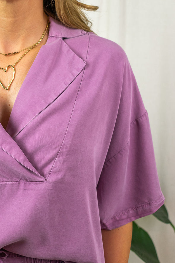 Clarina Blouse - Iris