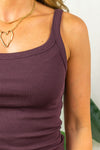 Carna Tank Top - Fudge