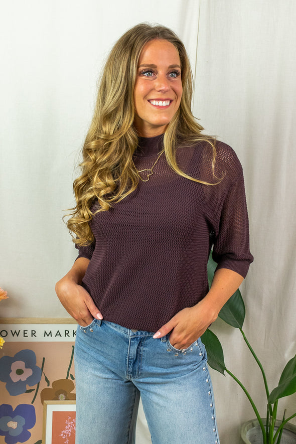 Malena Knit- Fudge