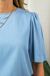 Jarlien Blouse - Light blue