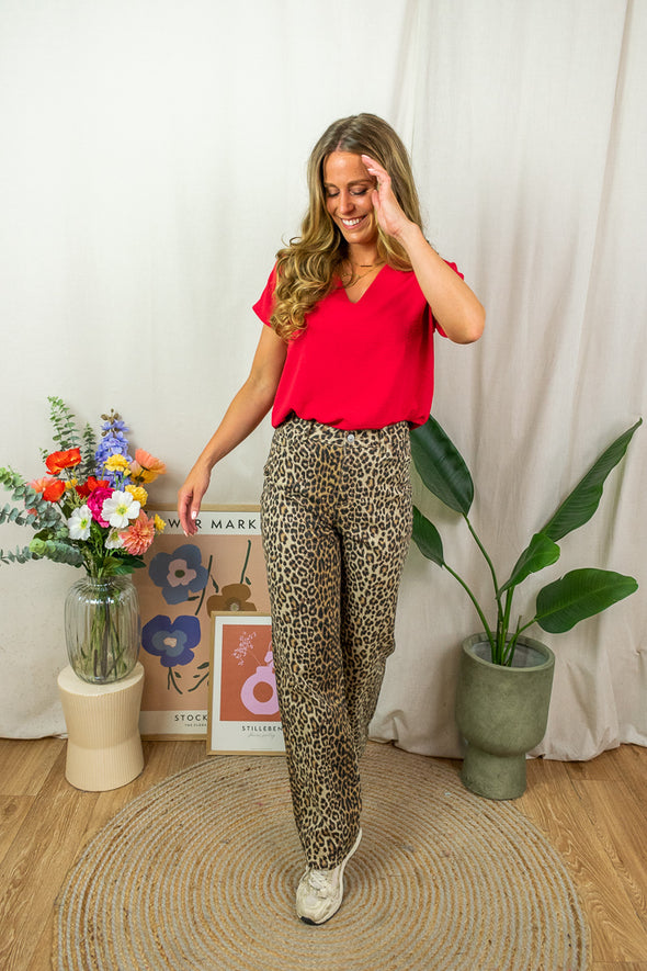 Lion top - Red