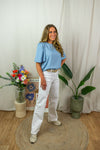 Jarlien Blouse - Light blue