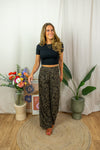 Florie Crop T-Shirt - Black