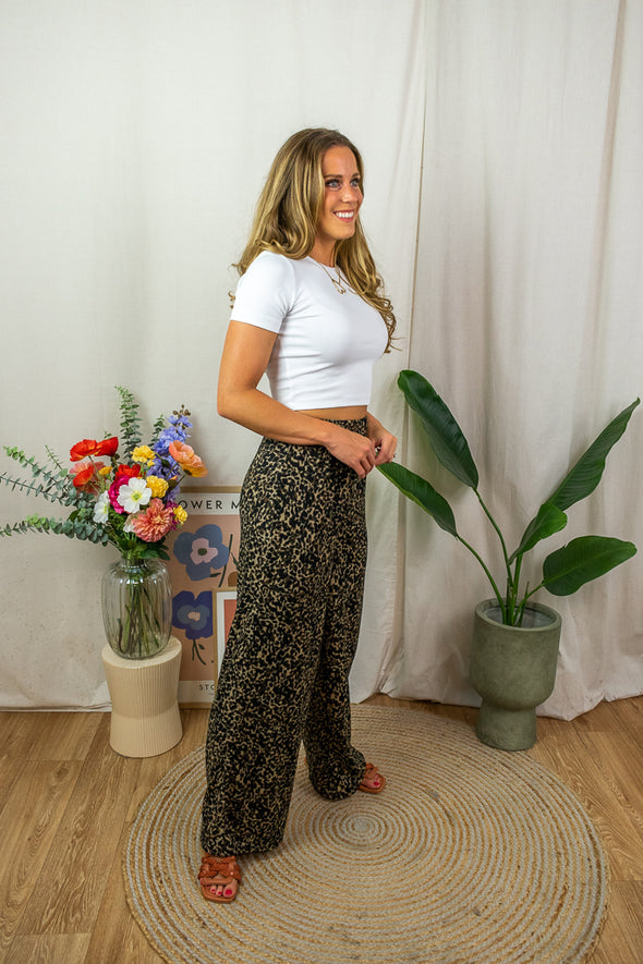 Florie Crop T-Shirt - White