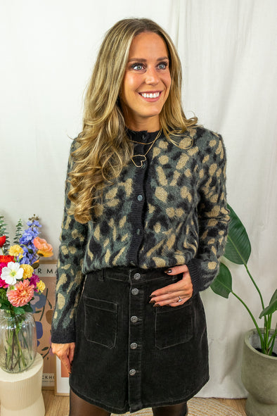 Kayla Cardigan - Chocolate