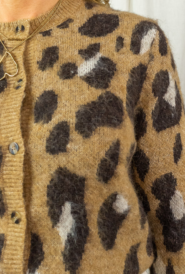 Kayla Cardigan - Camel