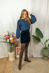 Shiraz Skirt - Dark Blue