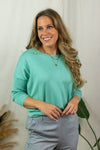 Mila Pullover - Turquoise