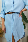 Milia Shirt Dress - Blue