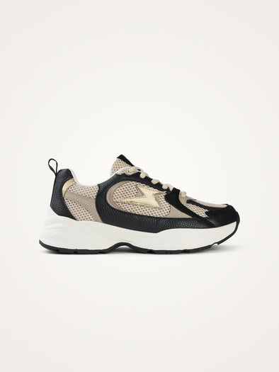 Siloe Sneakers - Black/Beige