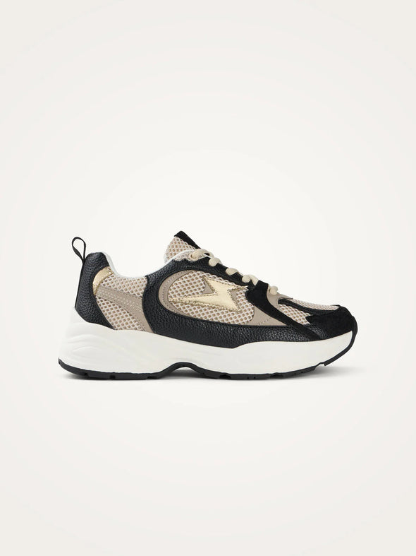 Siloe Sneakers - Black/Beige