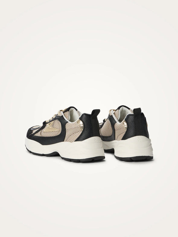 Siloe Sneakers - Black/Beige