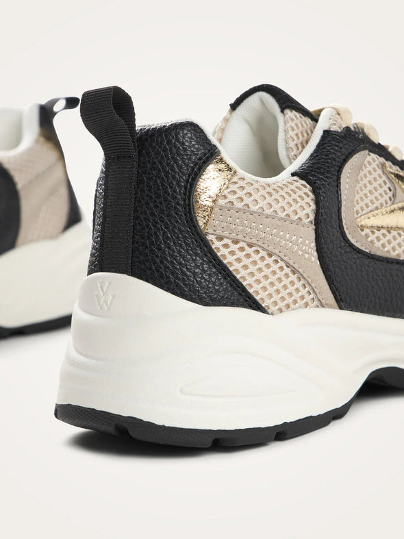 Siloe Sneakers - Black/Beige