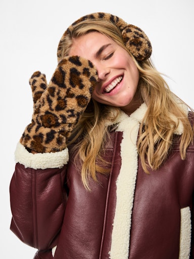 Netty Mittens - Leo teddy