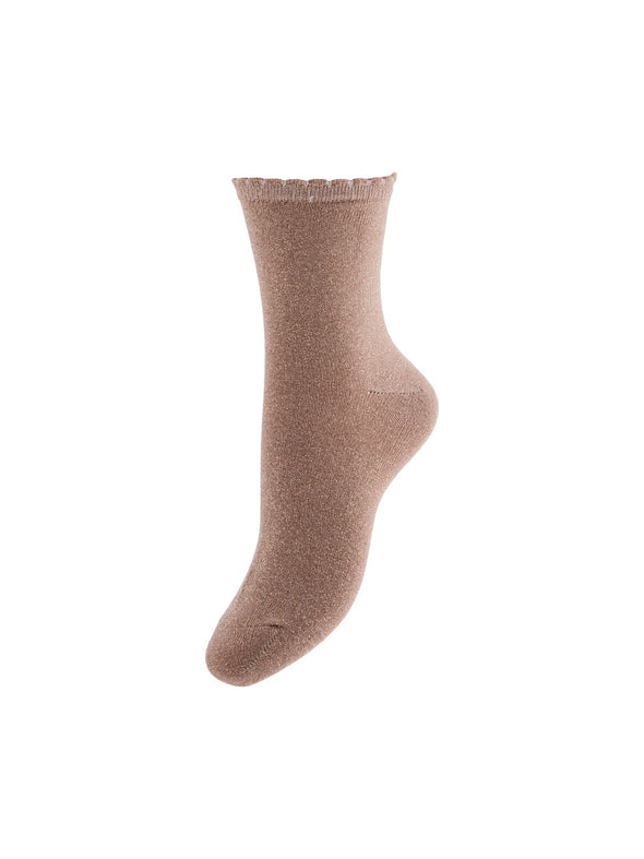 Sebby Glitter Sock - Natural