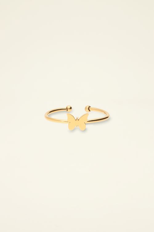 Ring met kleine vlinder