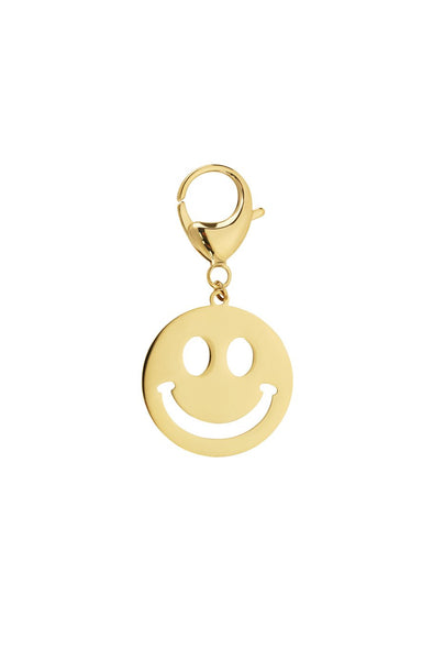 Smiley Sleutelhanger - Gold
