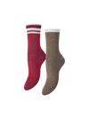 Rave 2-Pack Socks - Bordeaux Brown