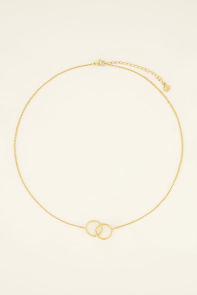 Forever connected ketting - Goud
