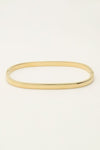 Bangle rechthoekig smal - Goud