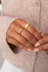 Bold ring classic - Goud