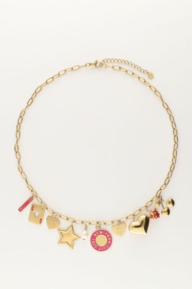 Bedel ketting "New York" - Goud