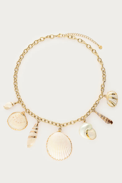Statement schelpen ketting