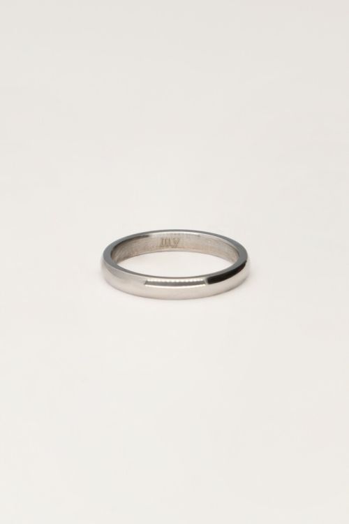 Smalle ring basic - Zilver