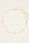 Ketting met hartjes - Goud