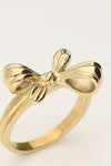 Statement ring met strik - Goud