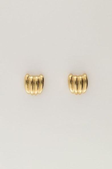 Studs met vier lijnen - Goud