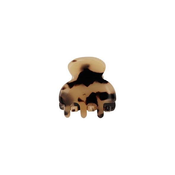 Hairclip gevlekt klein - Beige
