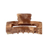 Hairclip marble look - bruin
