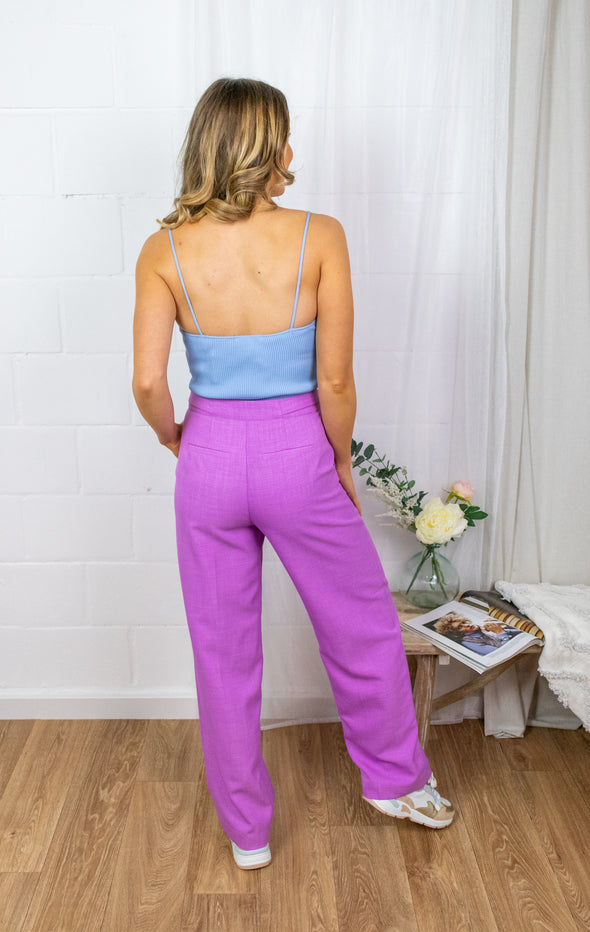 Raina Top - Light Blue
