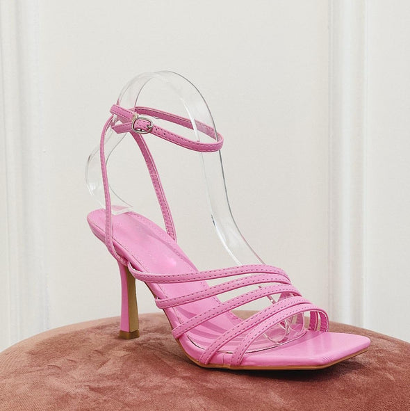 Strappy Sandals - Pink