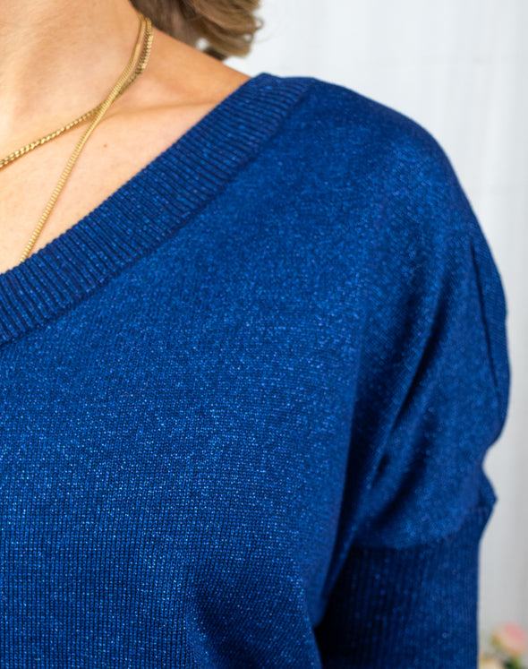 Kila Shimmer Pullover - Blue