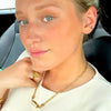 Ring vintage look zegelring - Goud